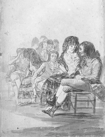 Majos y Majas Conversando Francisco de Goya